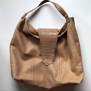 Carlos Falchi Fatto a Mano Oversized Leather Bag
